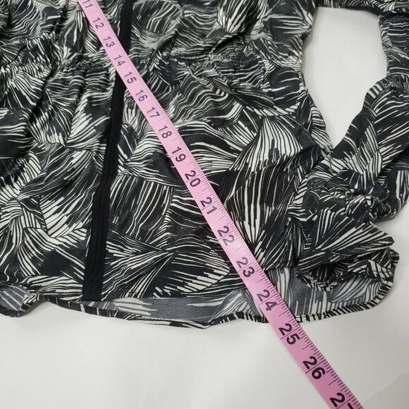 See U Soon Womens Small Printed Blouse New Palms - Picture 5 of 6